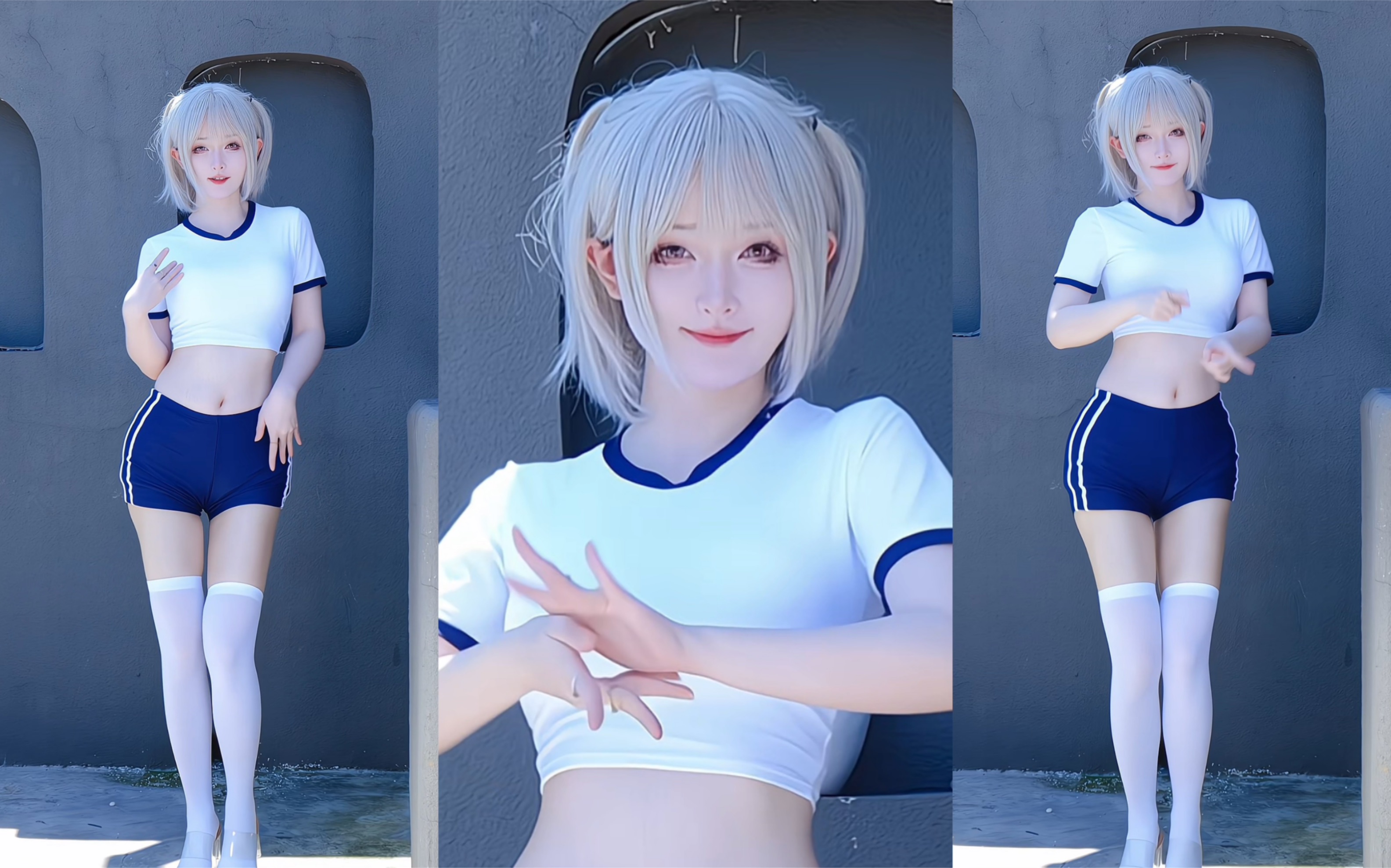 Summer is all about the gym uniforms.