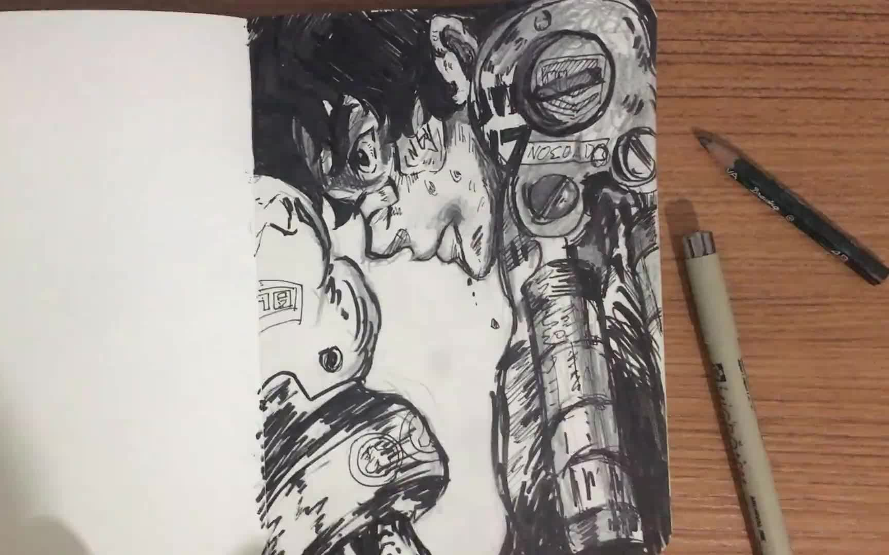 江江手绘megalobox封面