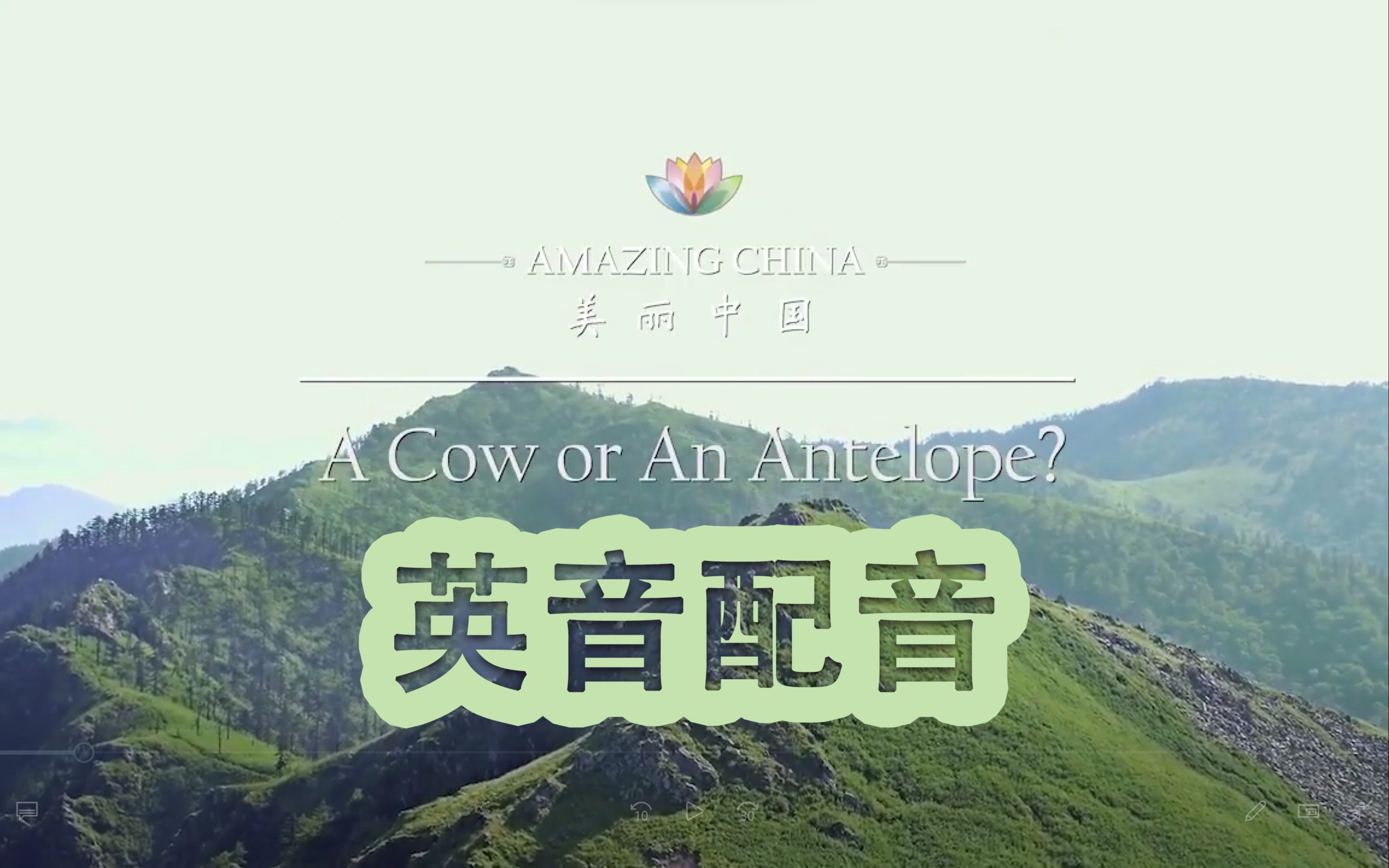 【牛还是羊】Amazing China《美丽中国》英音配音