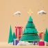 卡通圣诞树制作视频教程Skillshare - Create Cute Christmas art