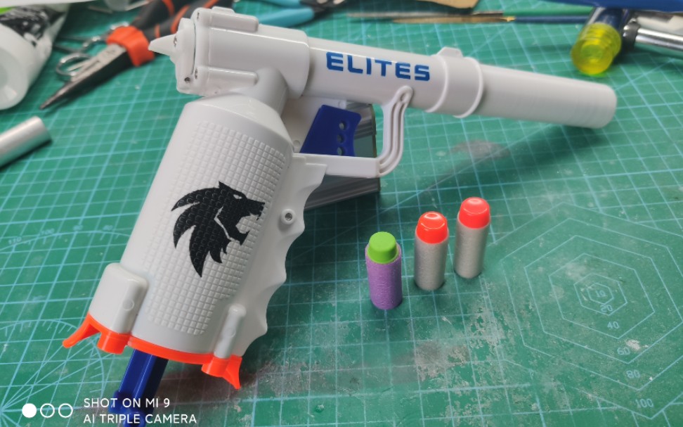 【3D打印软弹玩具】拼多多9.9国产jolt球弹发射器改短弹