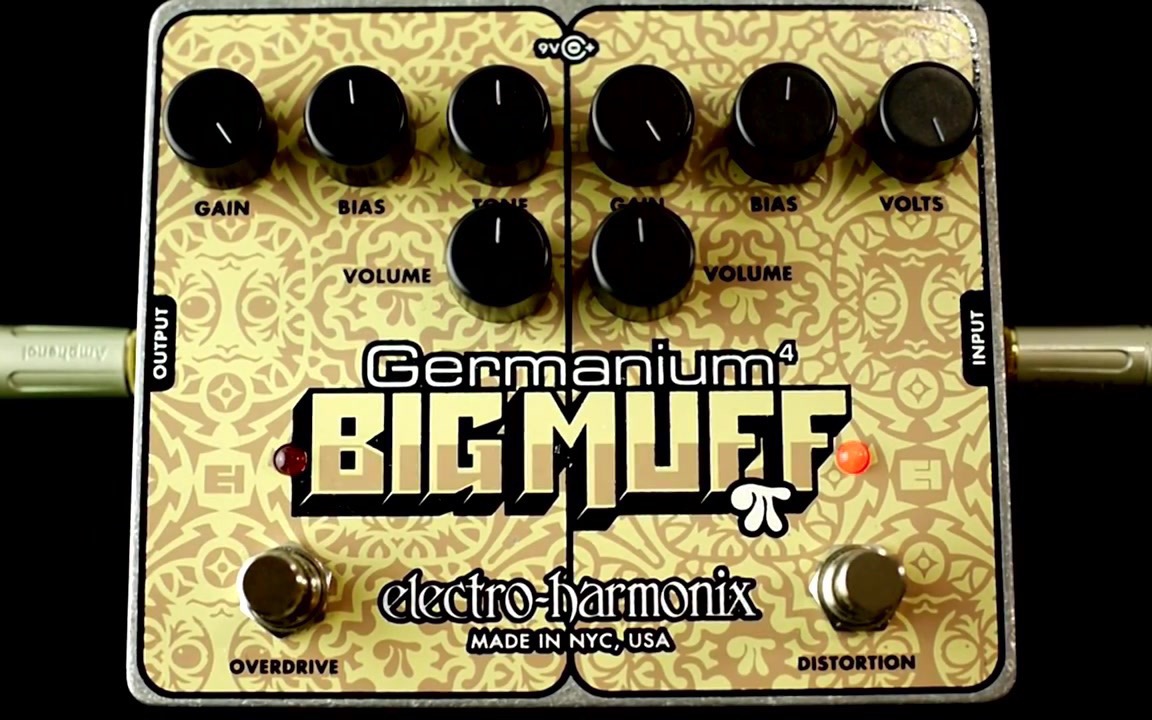 Electro Harmonix Germanium 4 Big Muff 经典法兹失真效果器（美产）_哔哩哔哩_bilibili