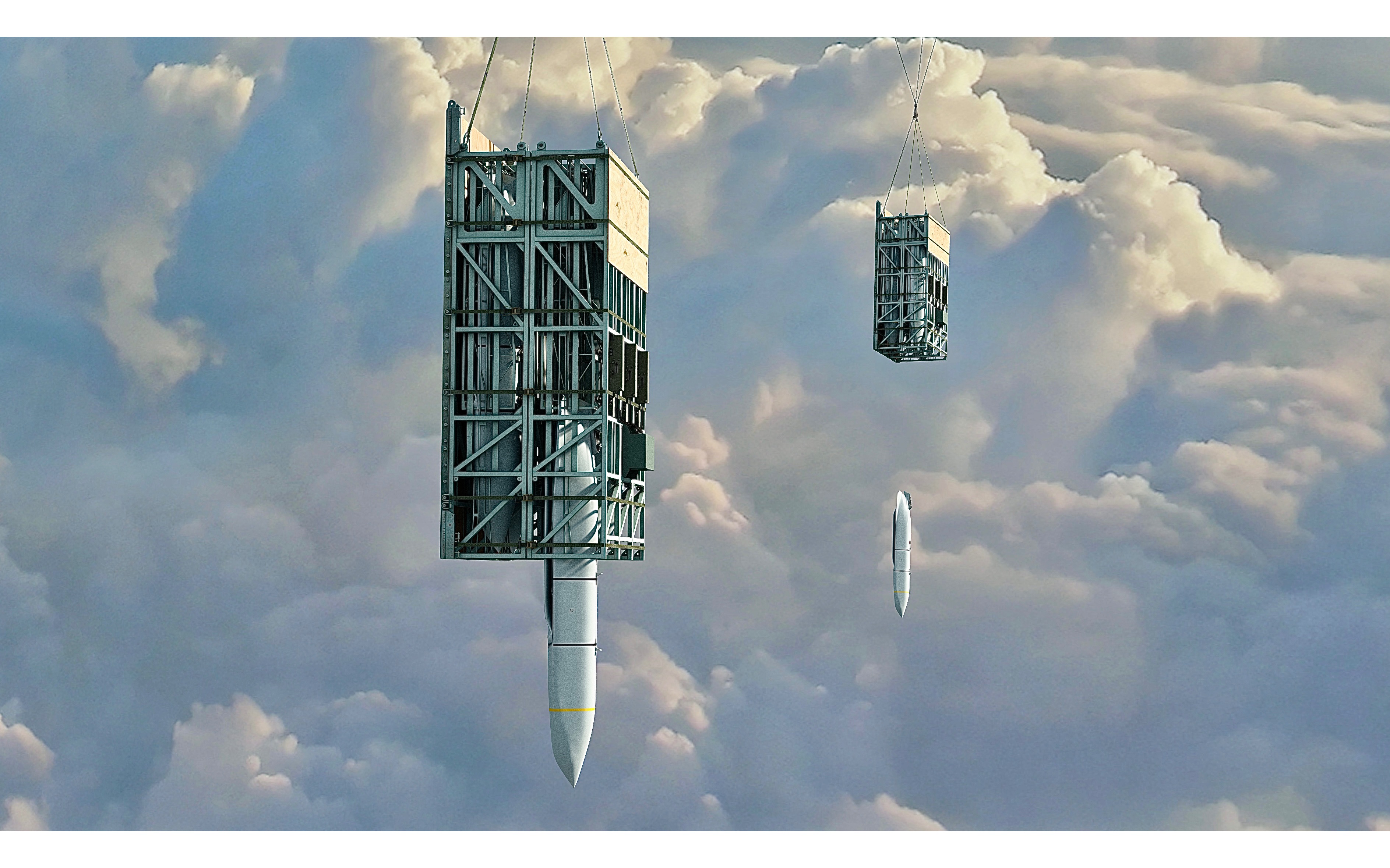“速龙”伞投发射系统在欧洲首次试射