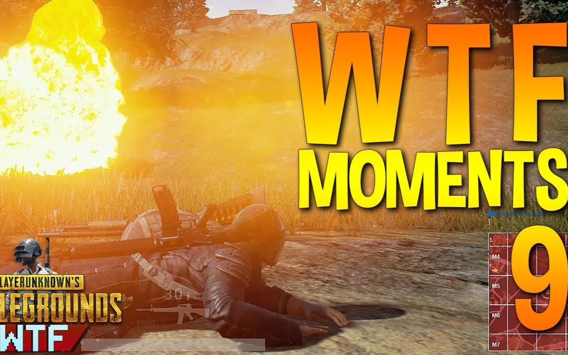 绝地求生大逃杀  PUBG WTF moment #9哔哩哔哩bilibili