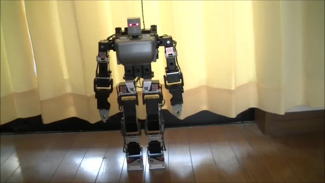 近藤科学Kondo KHR-3HV 自然步行视频-哔哩哔哩