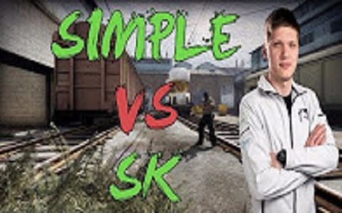 【csgo】pov navi simple vs sk gaming (29_20) train @ eleague
