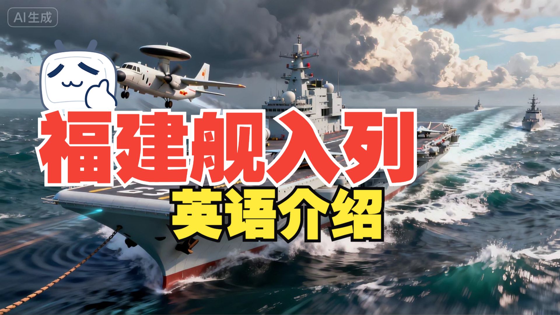 英语介绍福建舰入列