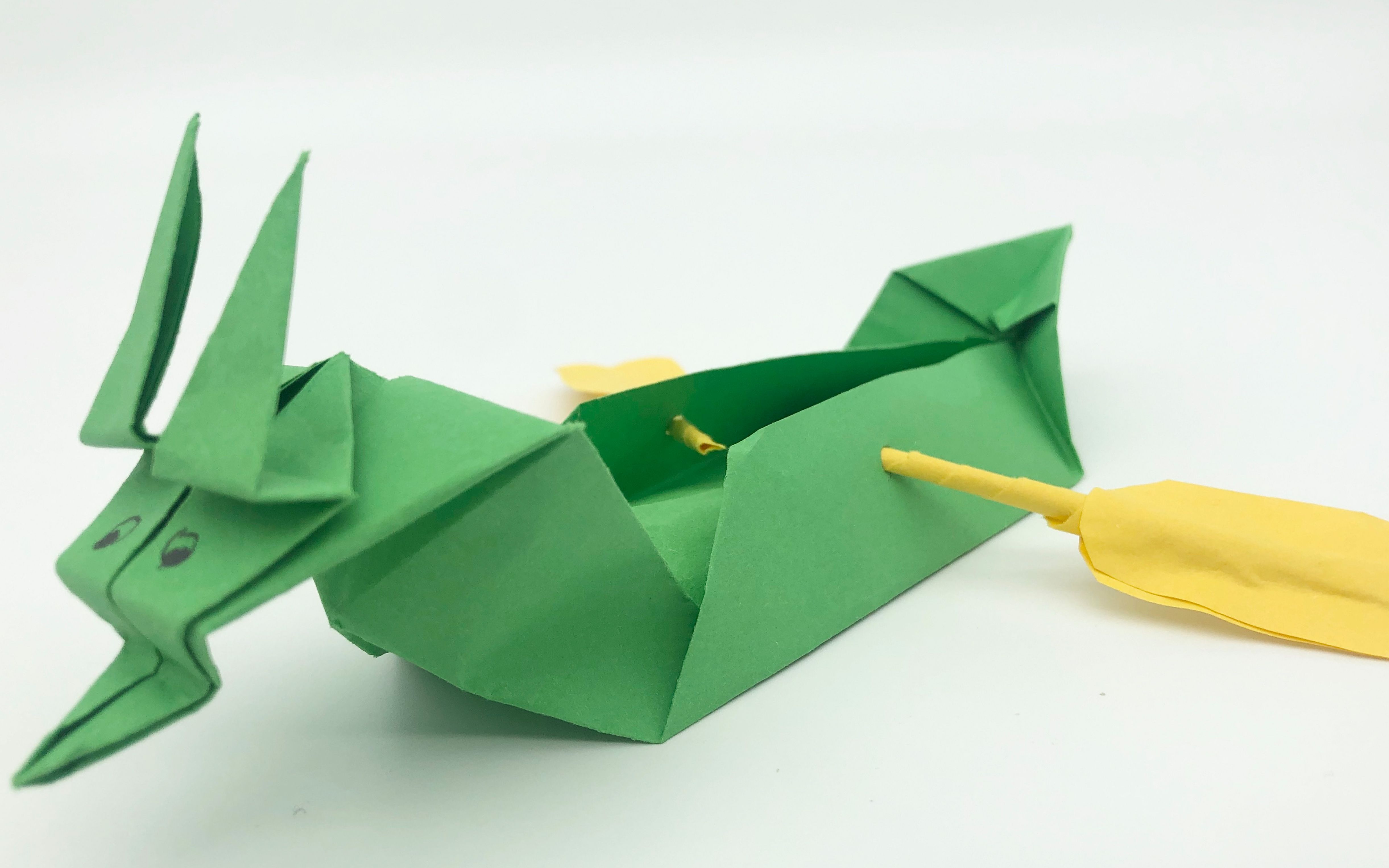 折纸如何制作龙舟