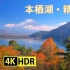 4K HDR 红叶 本栖湖 精进湖 富士山 Mt. Fuji & Autumn Colors At Lake Motos