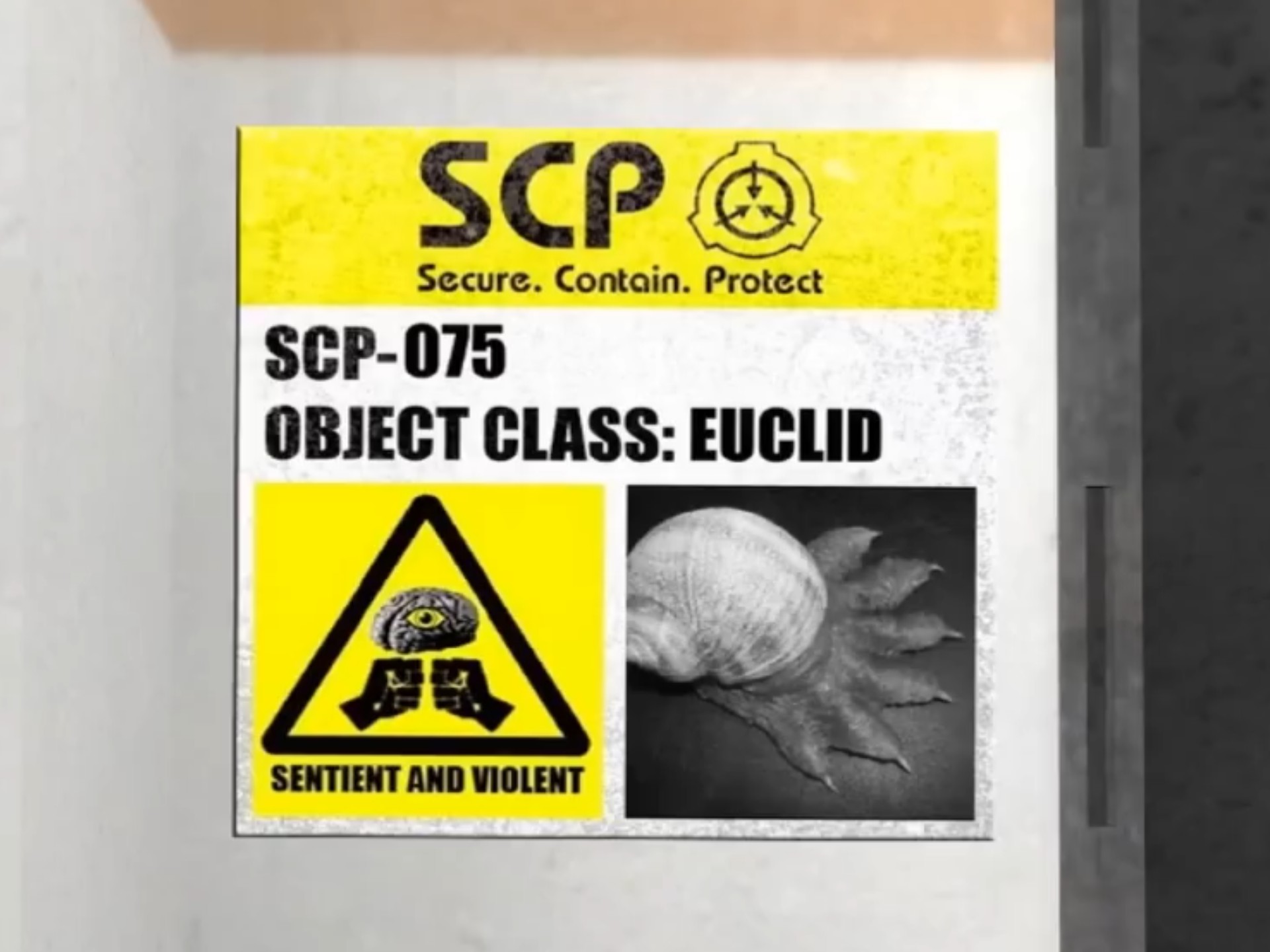 请永远别去观看SCP-075(原视频名为Never Look At SCP-075）