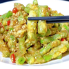 我是万万没想到，豆角上锅一蒸，瞬间成为一道美食，真是太好吃了