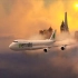 AE模板|独特动态航空飞机动画视频展示旅行广告片头