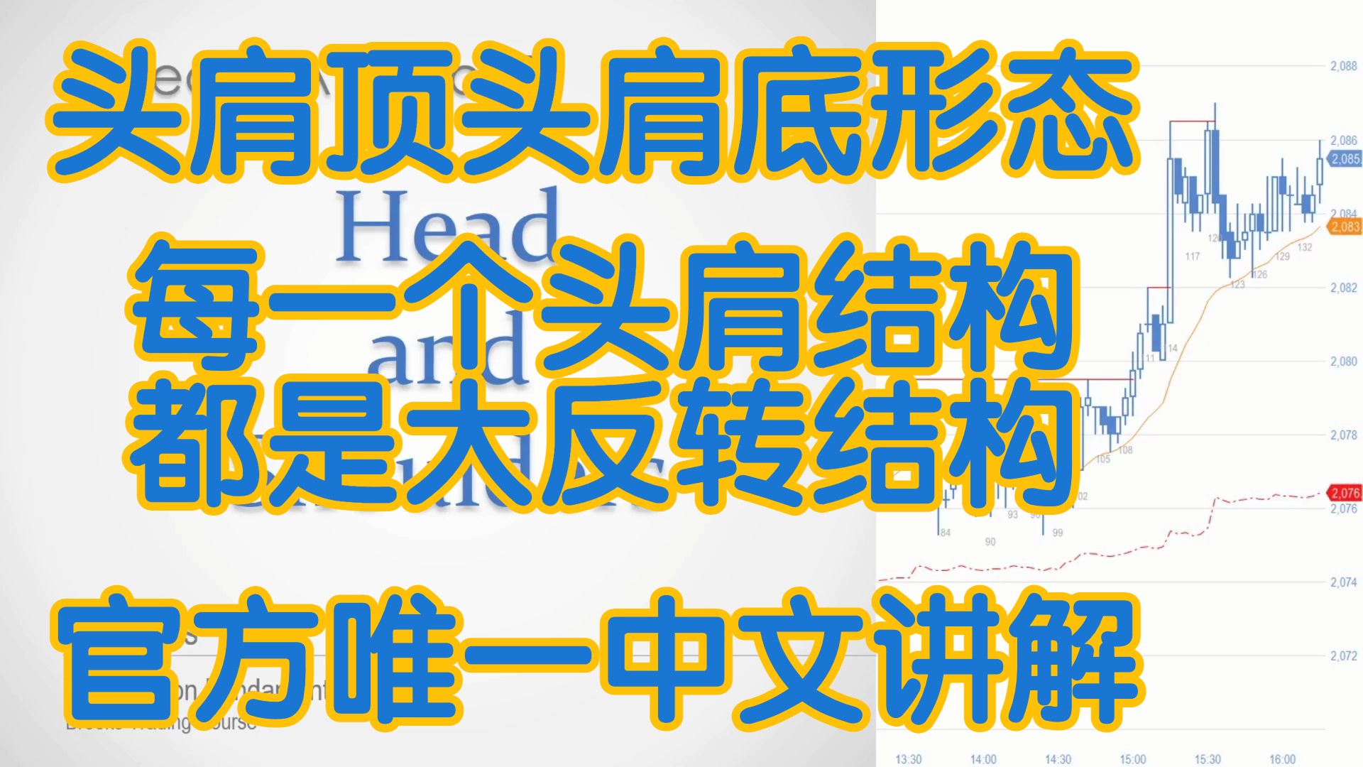 价格行为学 - 27A头肩形态 每一个头肩结构都是大反转结构 - 官方中文配音 AL Brooks阿尔布鲁克斯 ACE COOPER木南