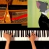 一位日本博主完美复刻《猫和老鼠》中汤姆演奏《匈牙利狂想曲第二号》 的片段，和动画对比会发现，每个音符都和原曲对得上。