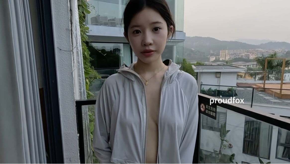 可爱的贝贝今天展示一款可以哺乳的防晒衣