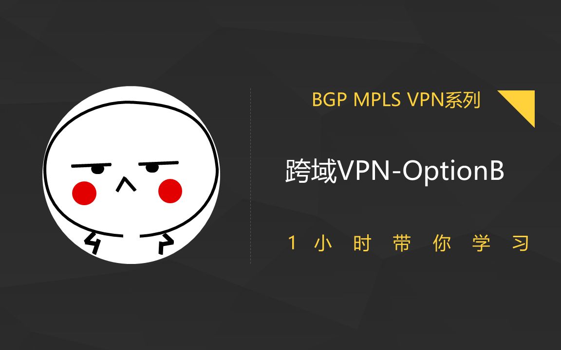 BGP MPLS VPN - 跨域VPN OptionB（6）