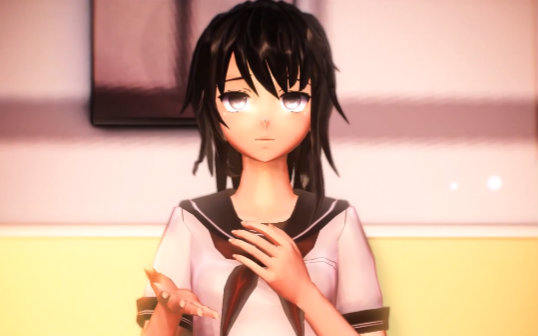 (yandere simulator mmd)listen to you heart