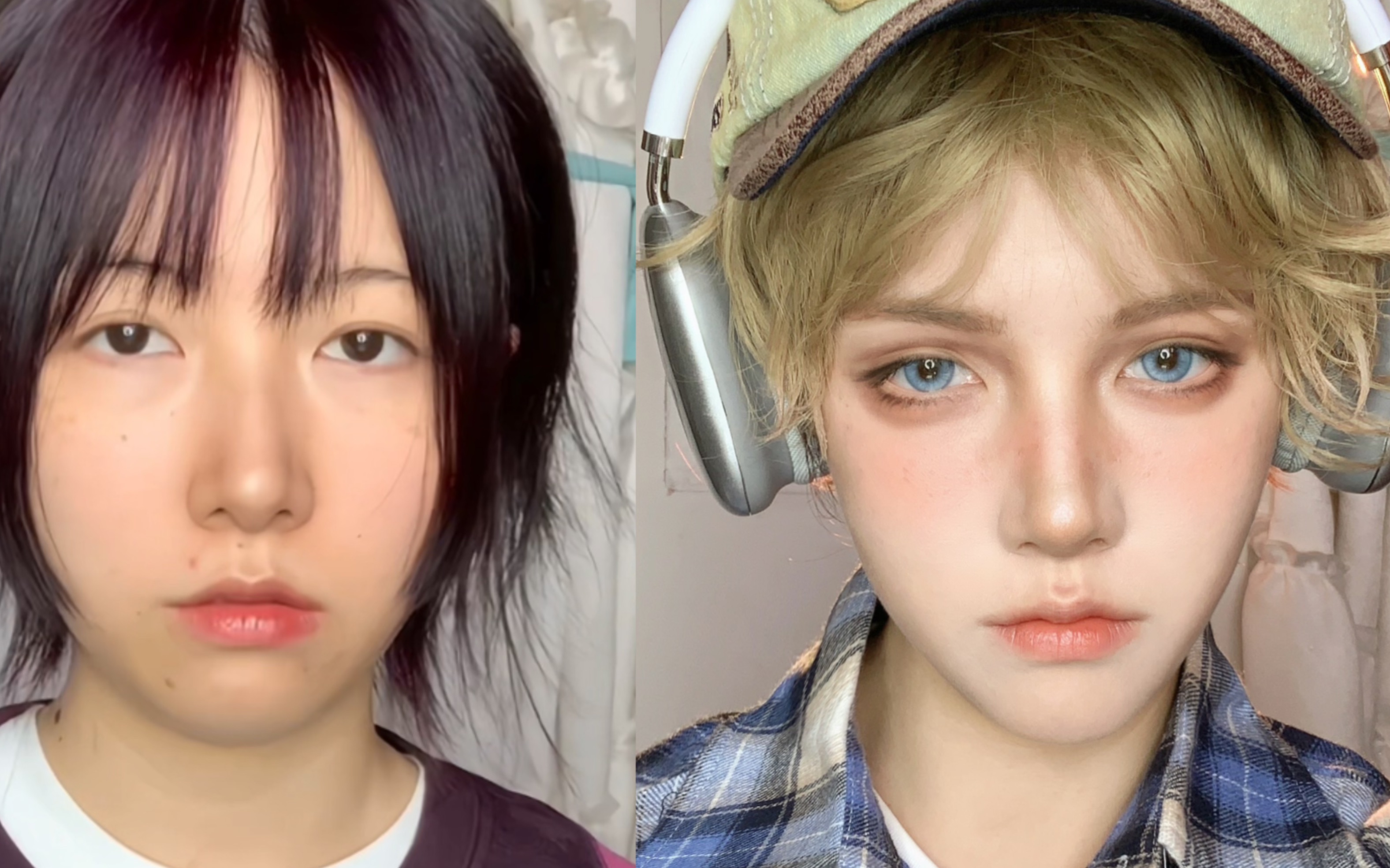 现在化妆都可以做到换人种了啊？！