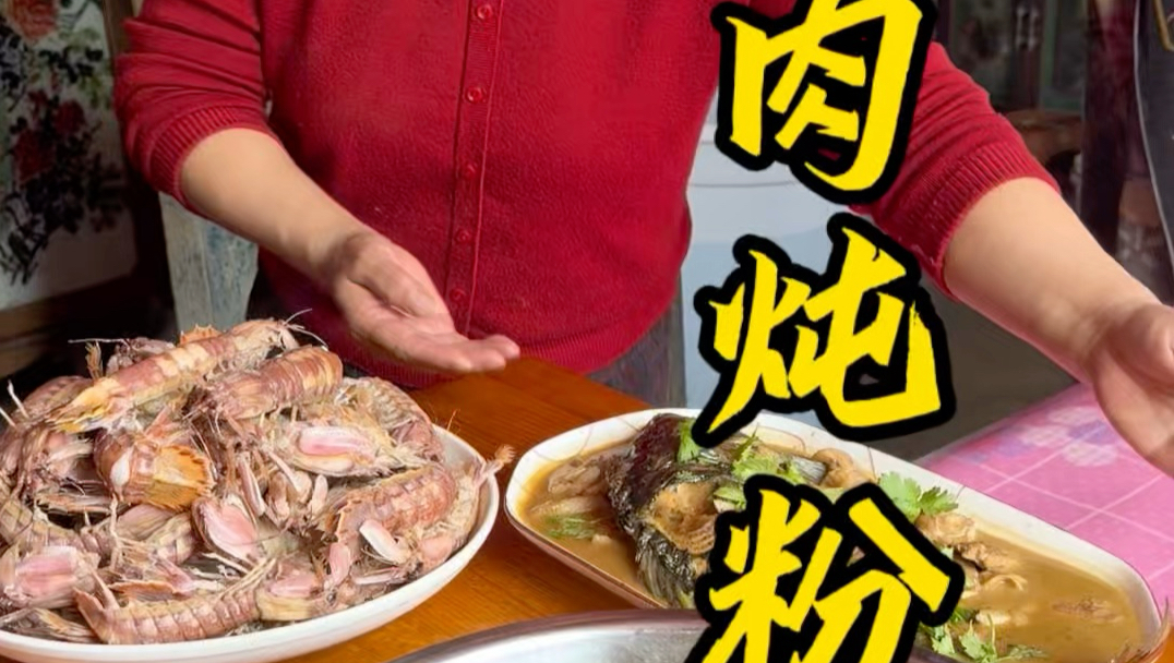 东北名菜猪肉炖粉条，下饭神器