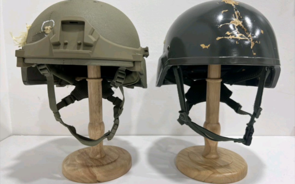 解放军新型头盔实弹测试