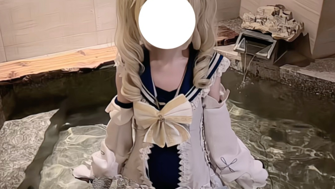 嘿嘿，泡温泉终于可以出芭芭拉泳装了#温泉♨ #芭芭拉cos #ooc致歉