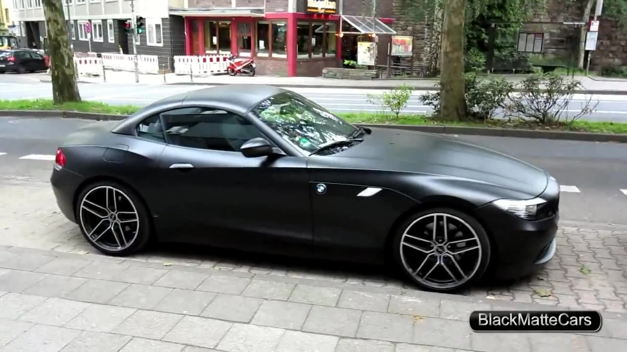 bmw z4 in matte black