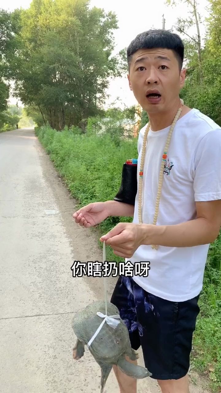 华子宇宙一华子哥带王八溜达还不忘初心