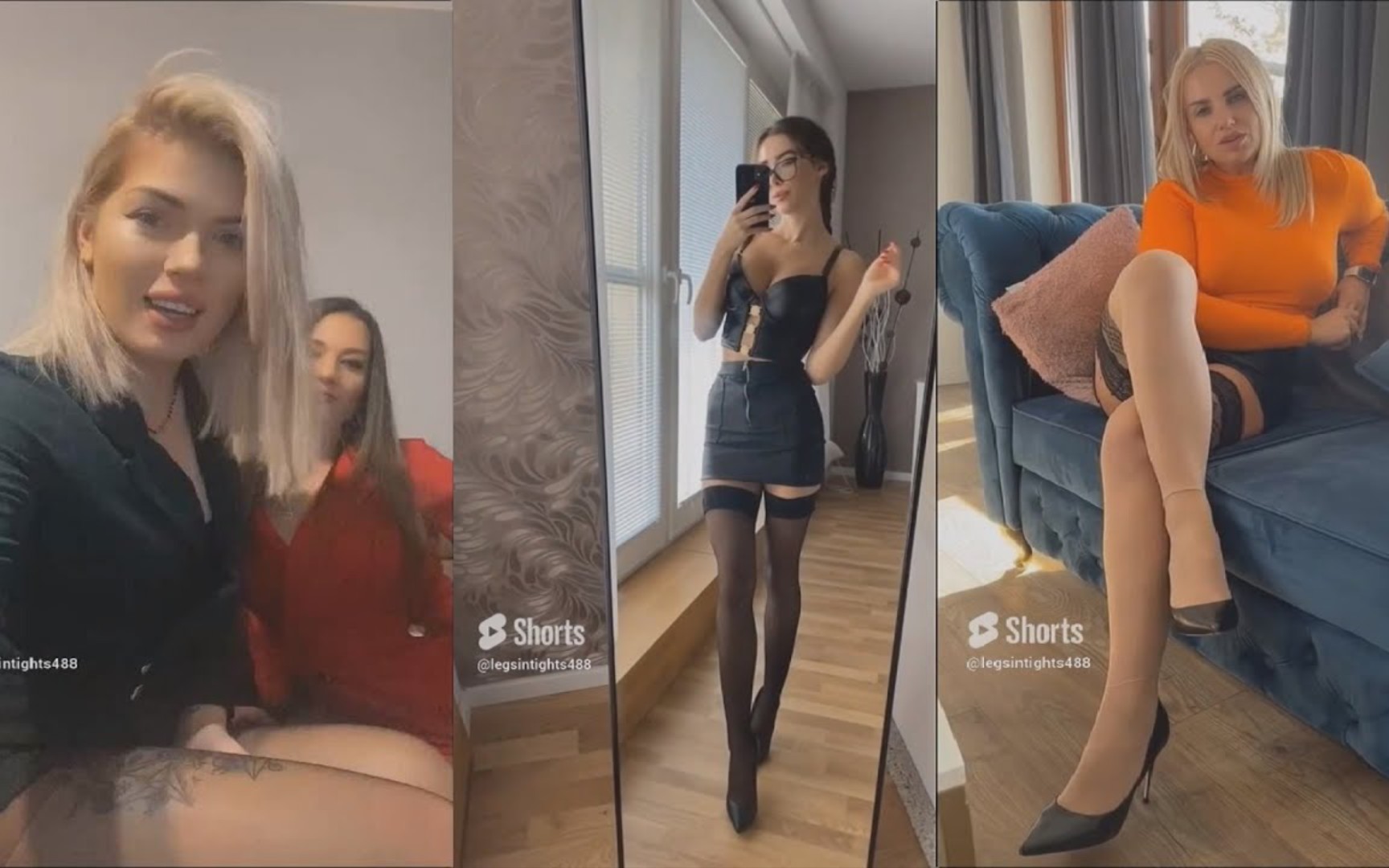 Tight pantyhose for top girl legs