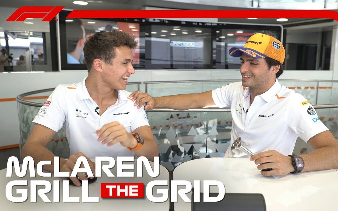 【up听译】【中字】F1 2019赛季Grill The Grid知识竞赛 - 迈凯伦诺里斯&赛恩斯