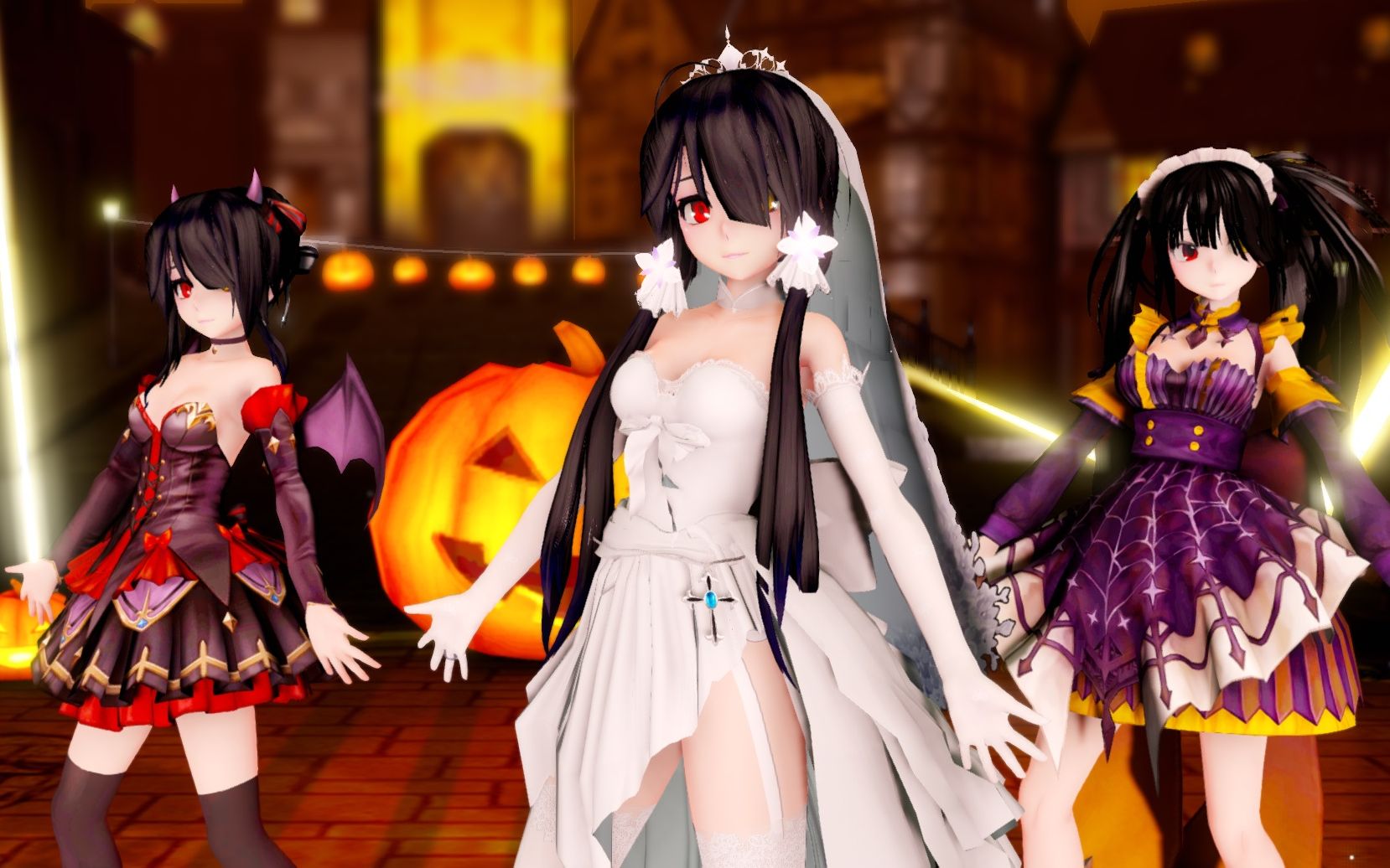 mmdhappyhalloween狂三不给糖就捣蛋