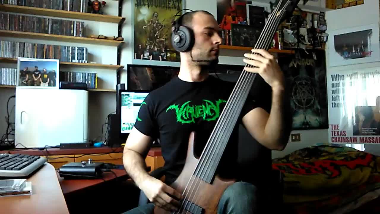 disgorge - consume the forsaken (fretless bass cover)无品贝斯翻