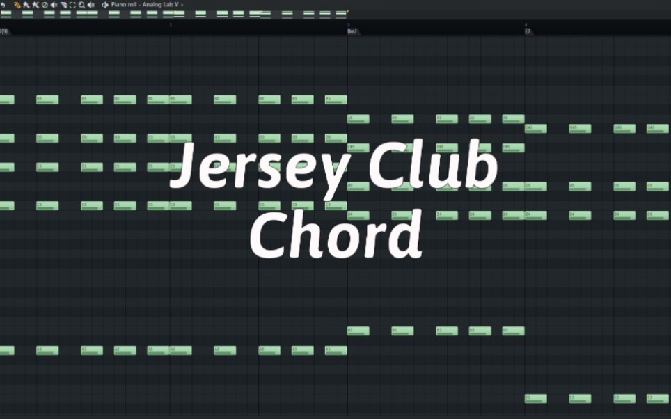 适合制作Jersey Club的各种和弦