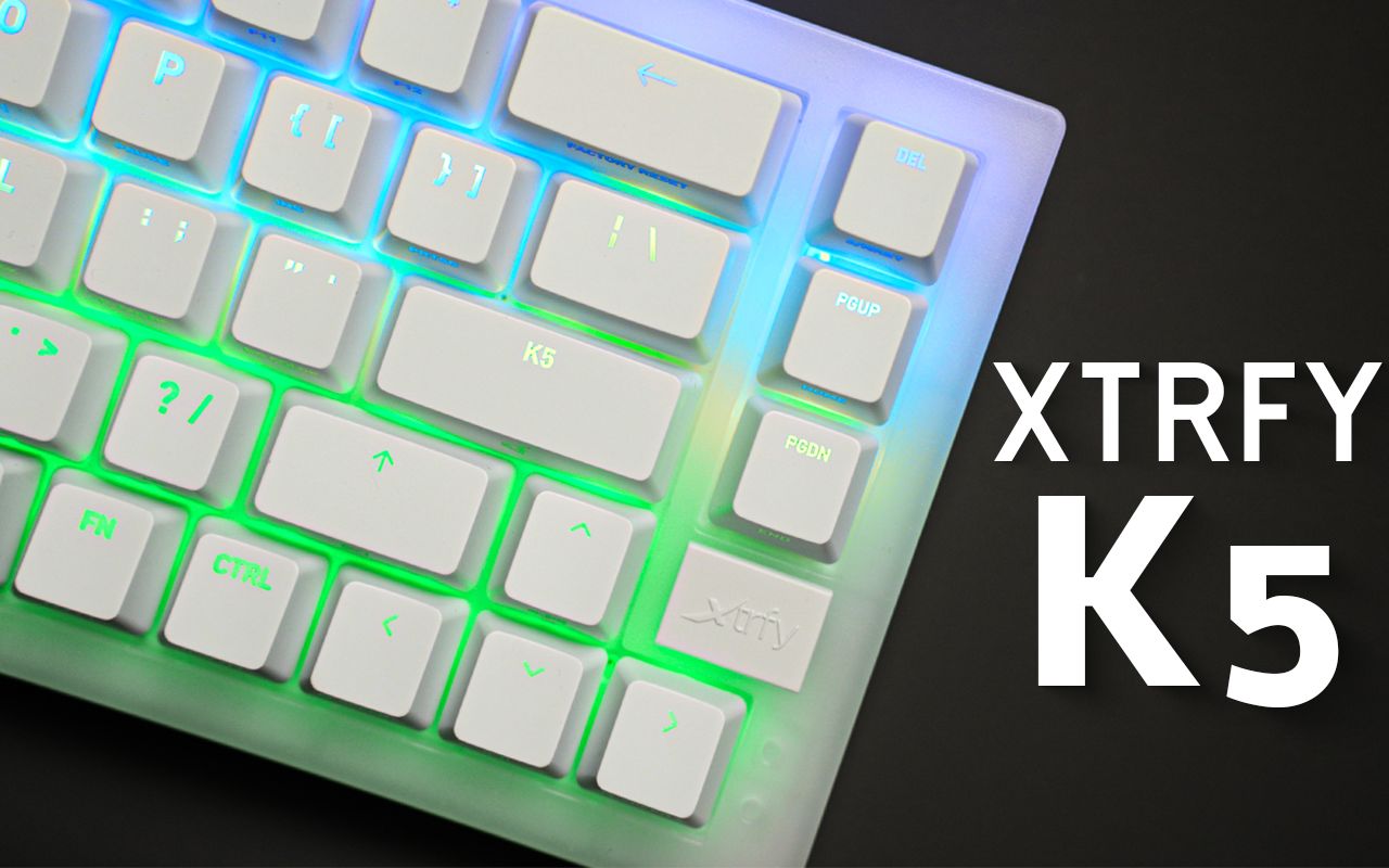 【肚子饱饱】可能是目前最好的FPS键盘！Xtrfy K5低延迟1ms电竞键盘