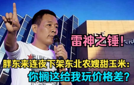 报应来了!胖东来连夜下架甜玉米,狠狠打了东北农嫂的脸,网友:错骂董宇辉了哔哩哔哩bilibili