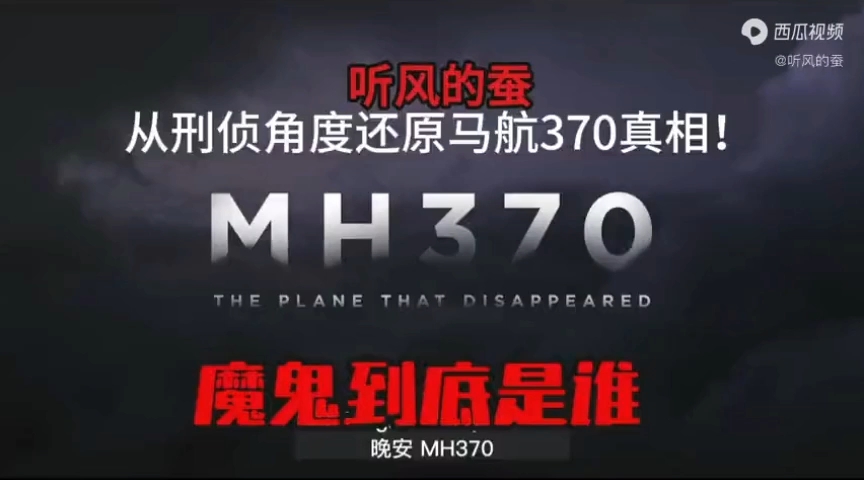 这是听过的最接近马航MH370真相的分析