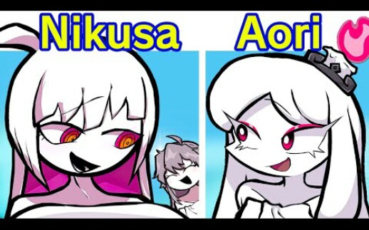 Friday Night Funkin' Meet Nikusa DEMO | Nikusa, Aori & Reina