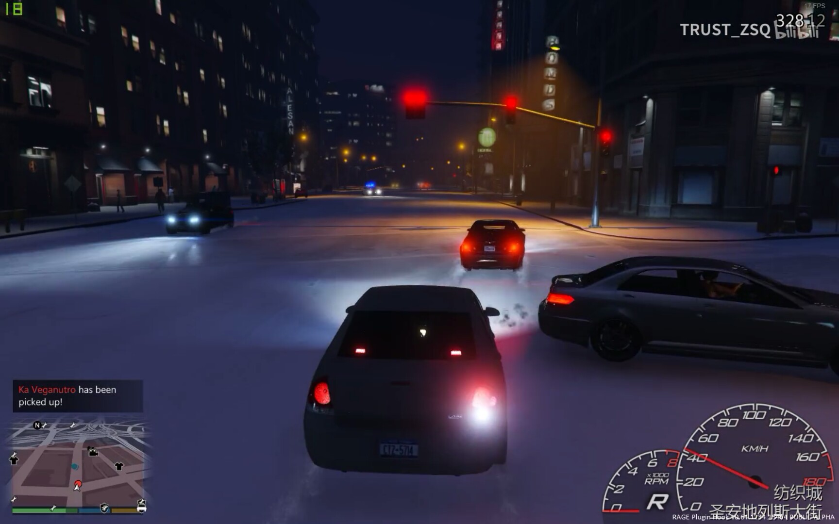 gta5 lspdfr(第53天)交通临检逃跑/无标志警车巡逻/交通临检增援