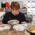 韩国吃播 剪说话 原速+2倍速 挑食的新姐吃 河粉 炒饭 奶油蛋糕