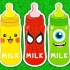 趣味卡通玩具秀：蜘蛛侠奶瓶，天天糖果机，M豆巧克力