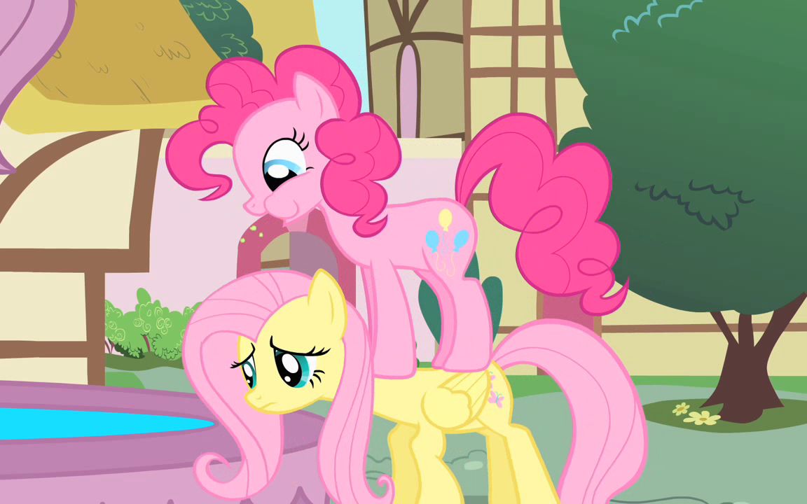 pinkie pie and fluttershy on donald trump