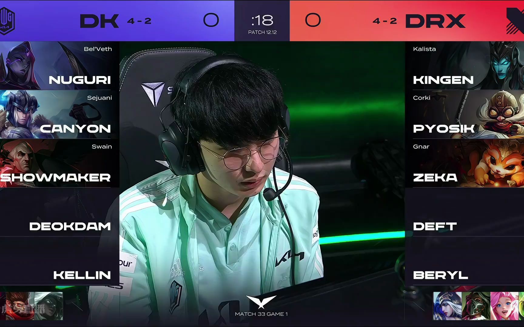 DK vs DRX#1 第四周(管泽元 鼓鼓解说) 哔哩哔哩bilibili 英雄联盟 DK vs DRX#1 第四周(管泽元 鼓鼓解说) 哔哩哔哩bilibili 英雄联盟