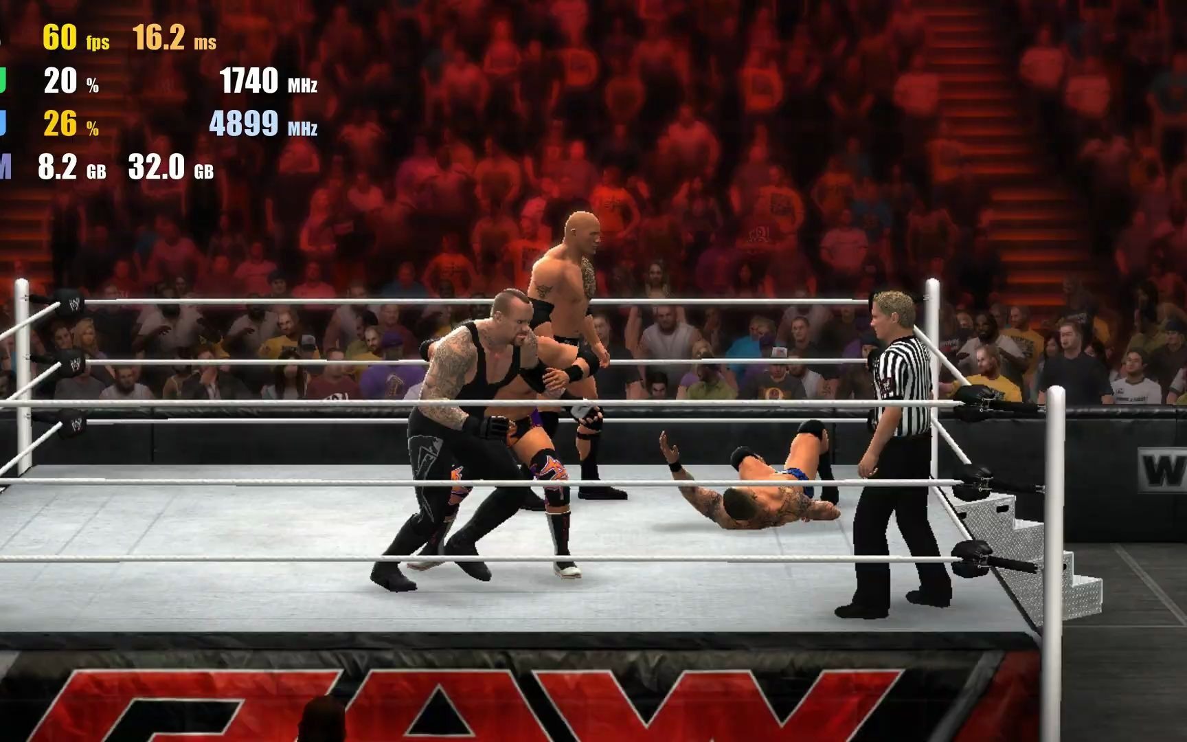 RPCS3|《WWE 2K14》PC超清画质试玩|RTX3080-哔哩哔哩