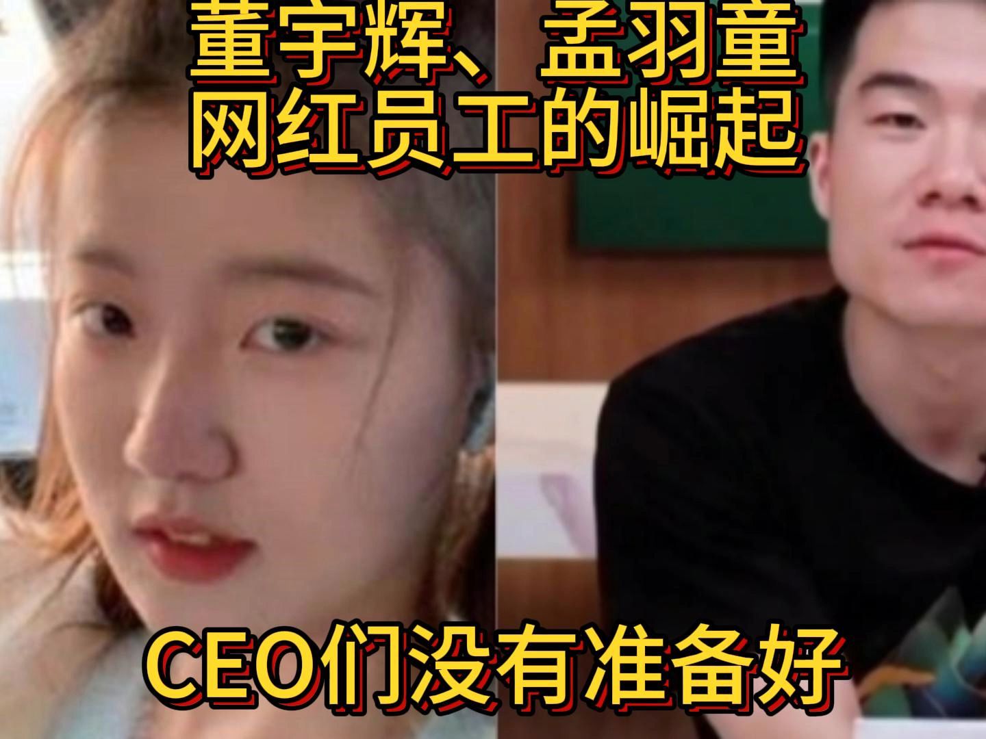 董宇辉、孟羽童网红员工的崛起,CEO们没有准备好哔哩哔哩bilibili