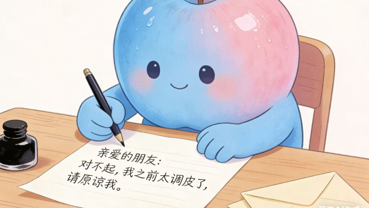 笑一下四代道歉信批发事件
