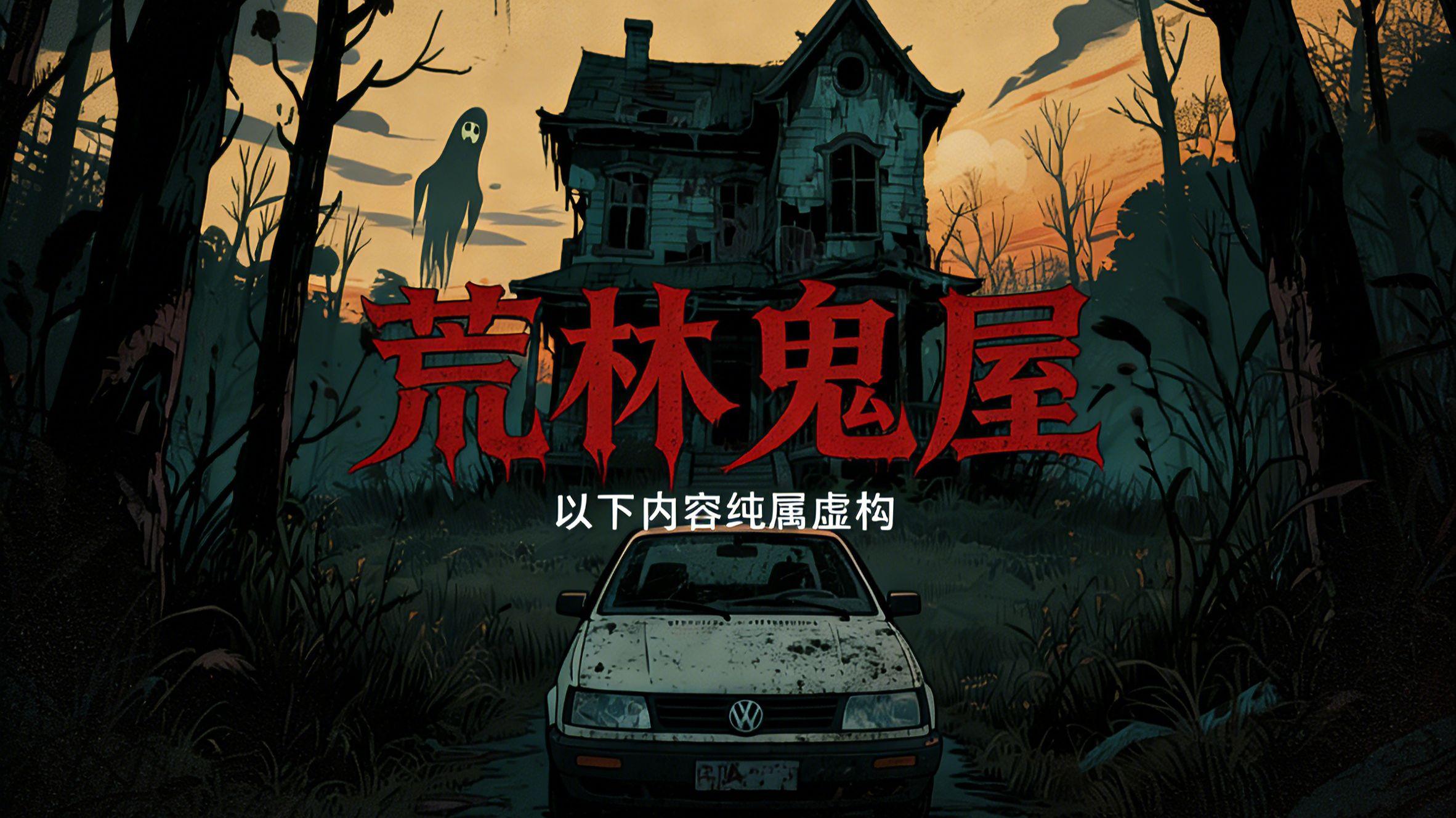 无人敢走完的鬼屋，恐怖故事《荒林鬼屋》