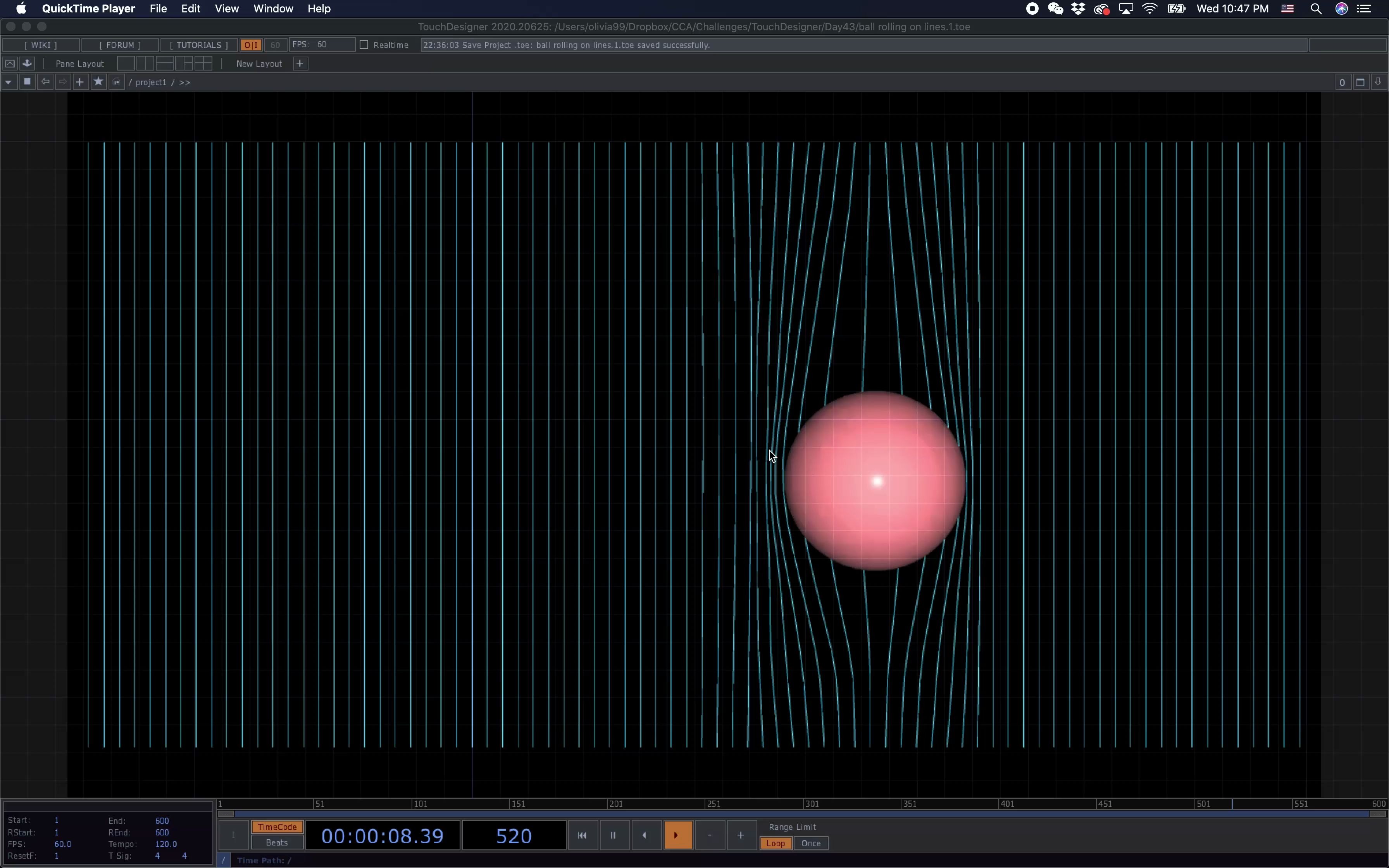 TouchDesigner 中文教程 | 线条波动效果哔哩哔哩bilibili