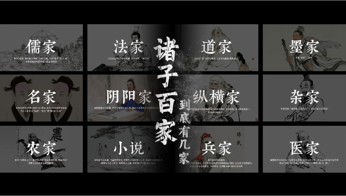 诸子百家，都有哪百家？他们都干了什么？