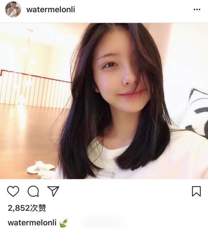 豆得儿更新ins 发近照美出新高度