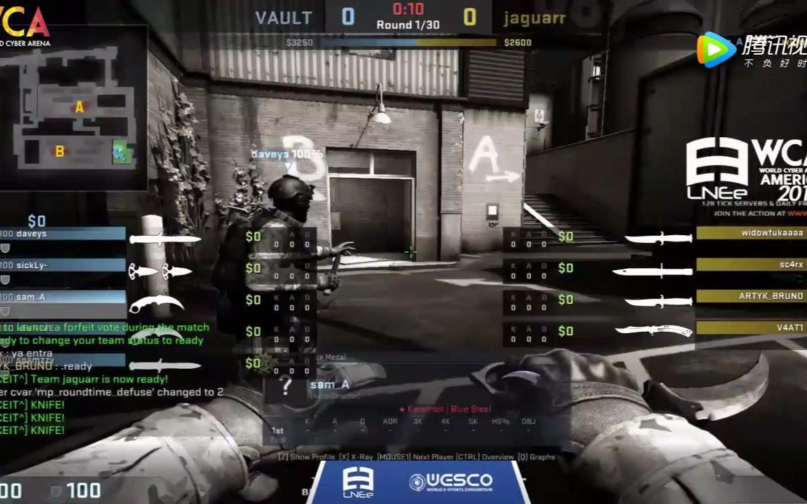 csgo:wca2017北美赛区csgo半决赛1
