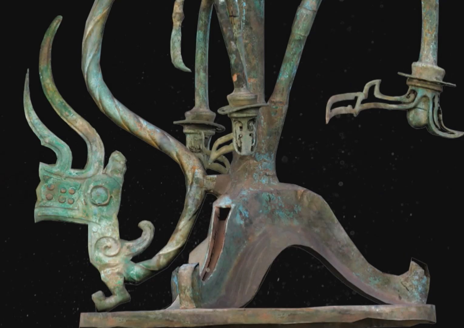 历时8年才修复好这颗神树 禁止出境展览文物——三星堆青铜神树